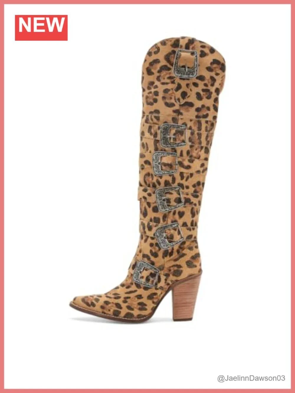 Leather Snip Toe Zippered Over the Knee Boots 3